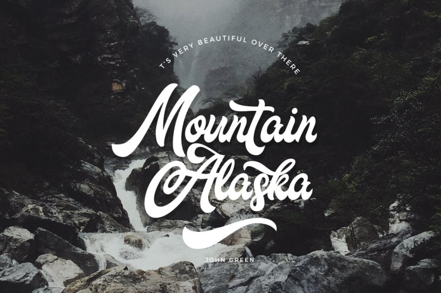 The Fountain Script Font preview image 2