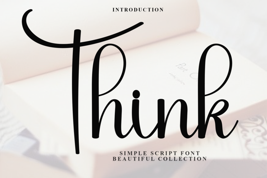 Think - New Style And Unique Font