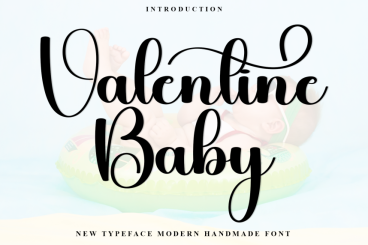 Valentine Baby Style Script Font