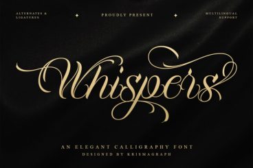 Whispers – Elegant Calligraphy Font