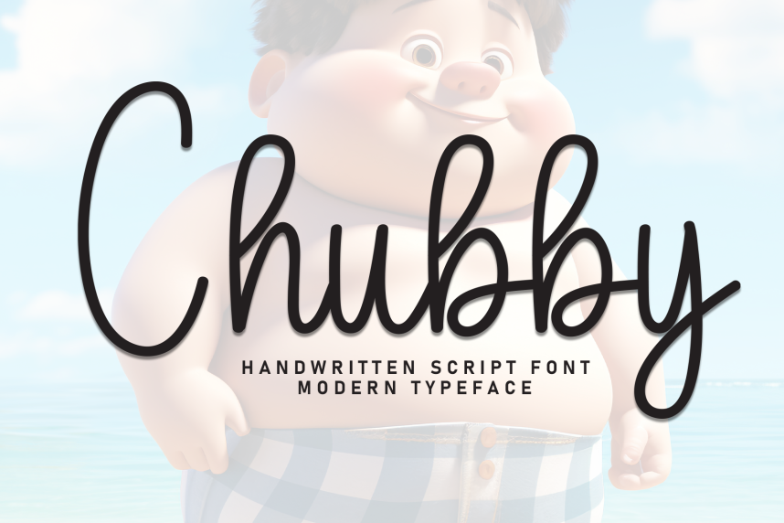 Chubby - Simple Handwritten Font - Befonts