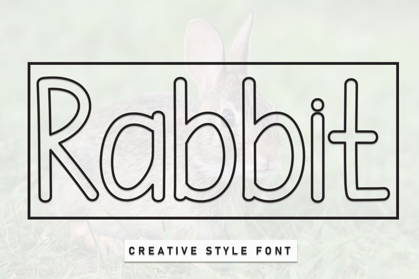 Rabbit - Creative Style Font - Download Free Font