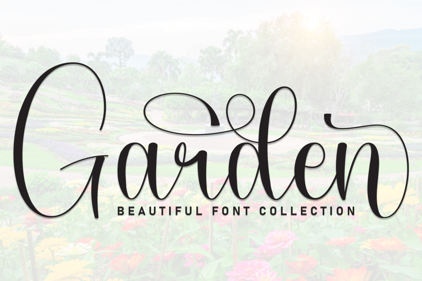 Garden - New Style And Unique Font - Befonts