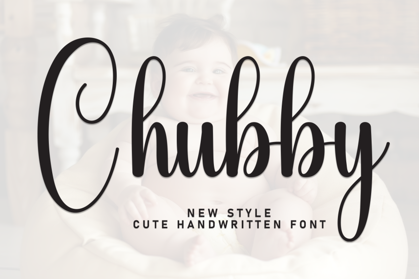 Chubby - New Style Handwritten Font - Befonts
