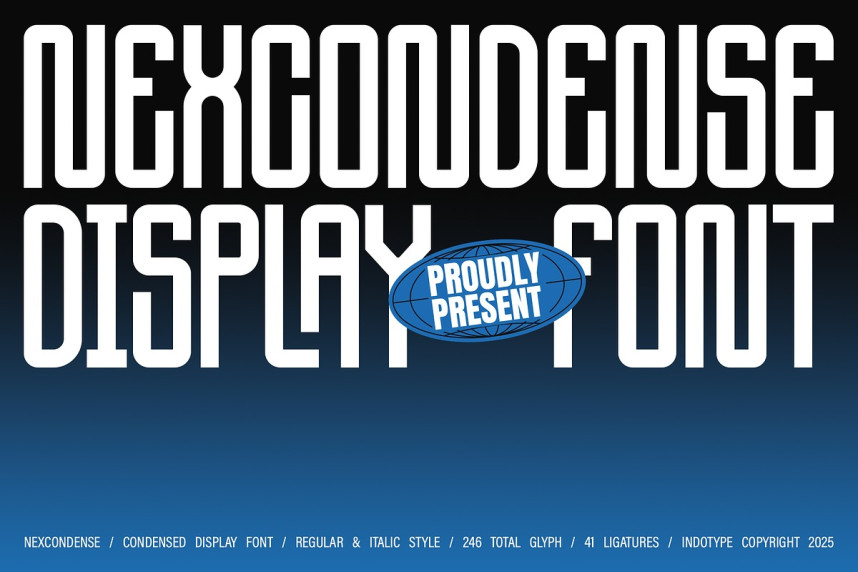 IT NexCondense Font - Befonts