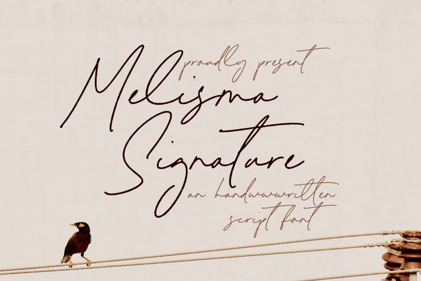 Melisma Signature Font