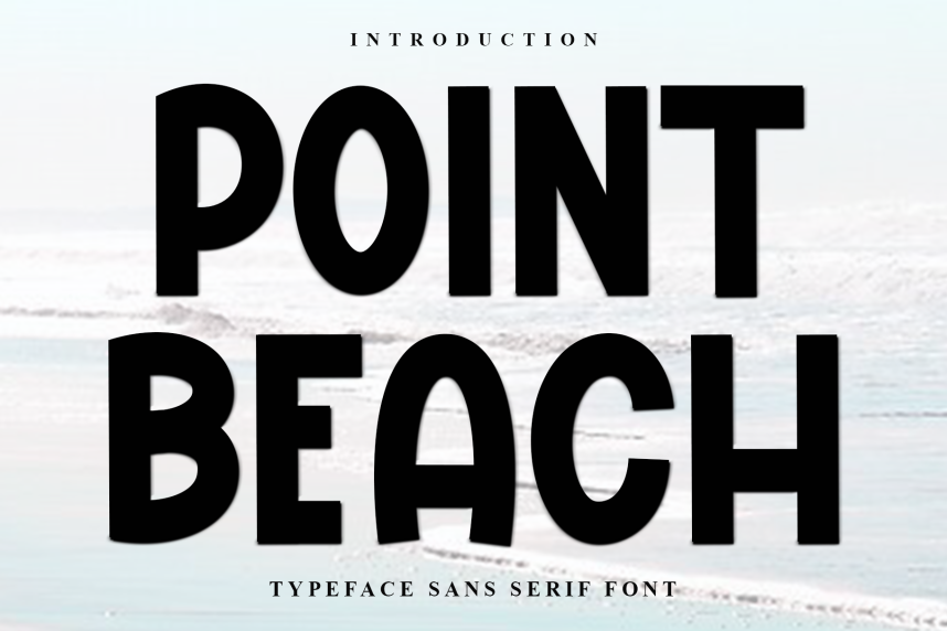 Point Beach Playful Font - Befonts
