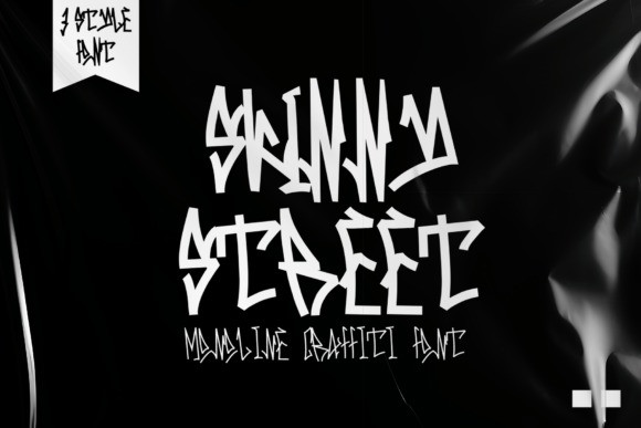 Skinny Street Font - Befonts