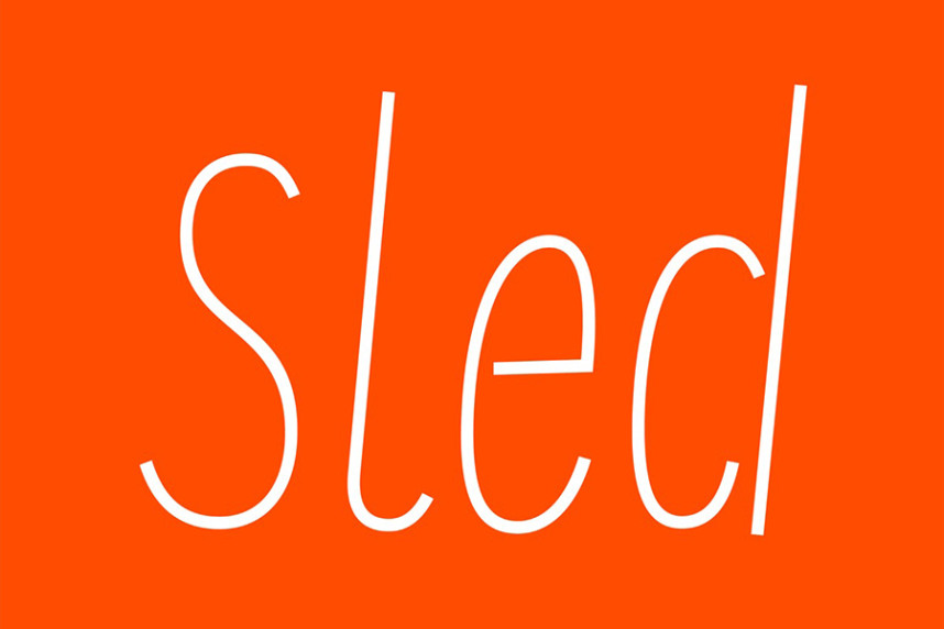 Sned Lettering Sled Font - Befonts
