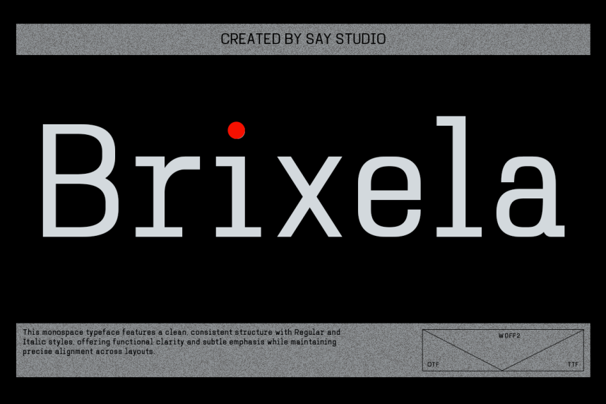 Brixela DEMO Font - Befonts