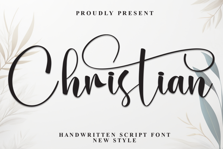 Christian Script Font Christian – Handwritten Script Font - Befonts