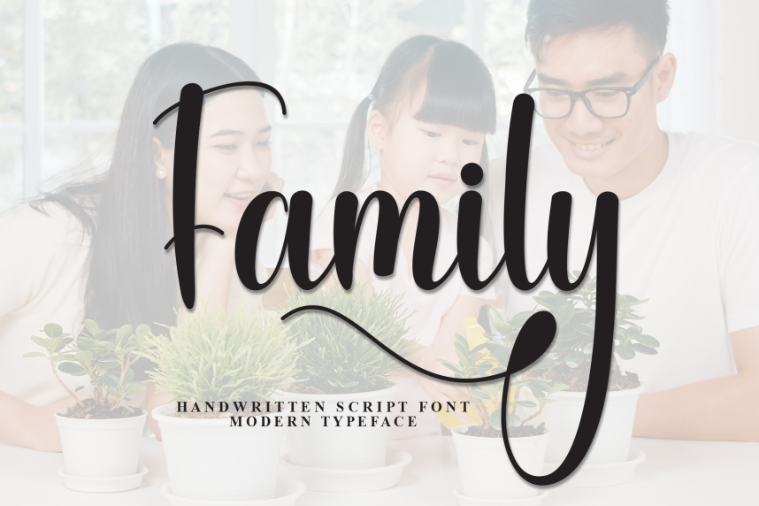 Script Family Text Family – Natural Script Handwritten Font - Befonts