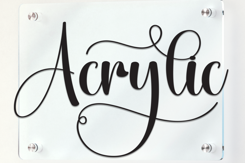 Acrylic – Natural Script Handwritten Font - Befonts