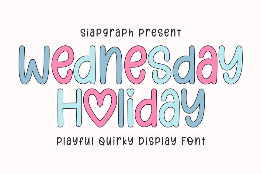 Wednesday Holiday Font - Befonts