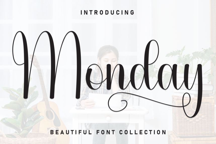 Monday Script Font - Befonts