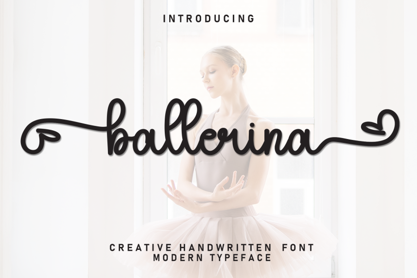 Ballerina Script Font - Befonts
