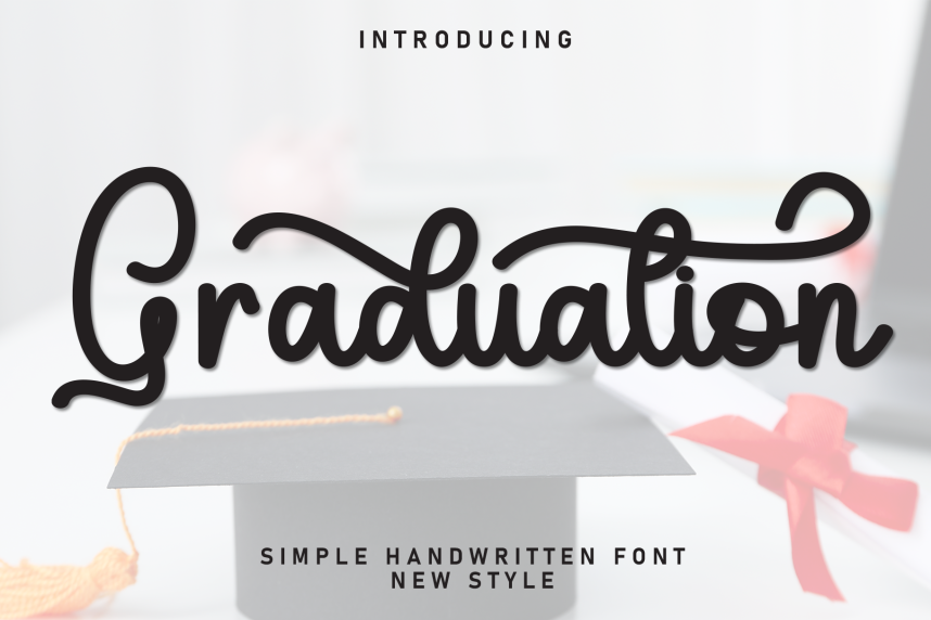 Graduate Script Font Graduation Script Font - Befonts