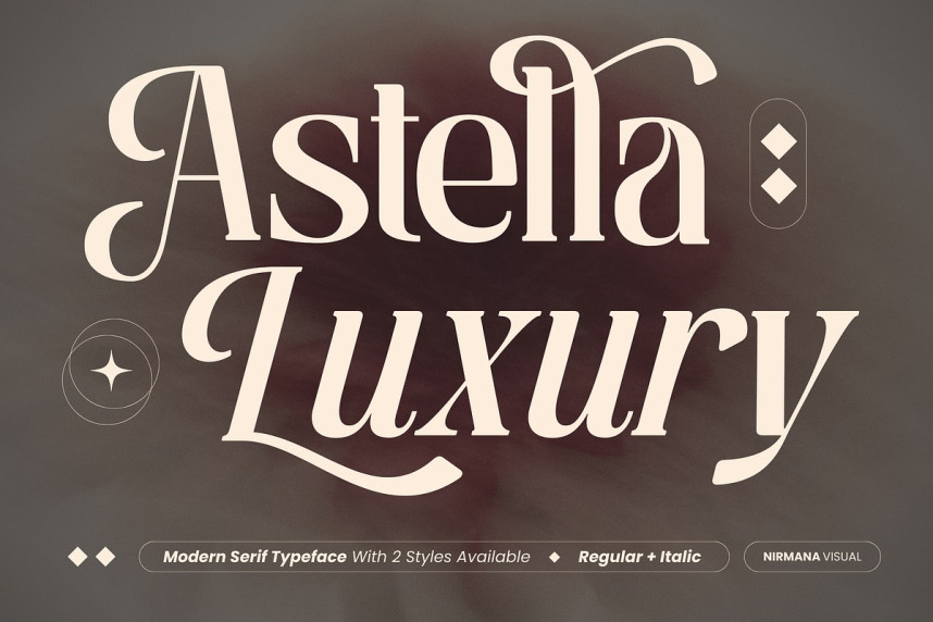 Astella Luxury Font preview image 1