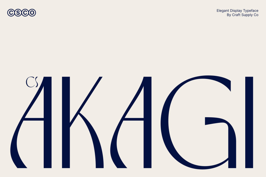 CS Akagi Font