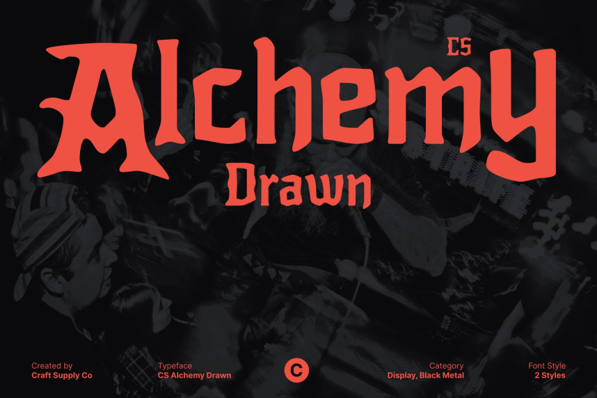 CS Alchemy Drawn Font - Befonts