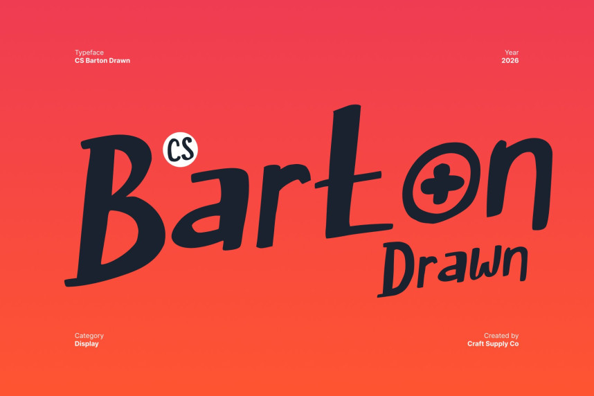 CS Barton Drawn Font - Befonts