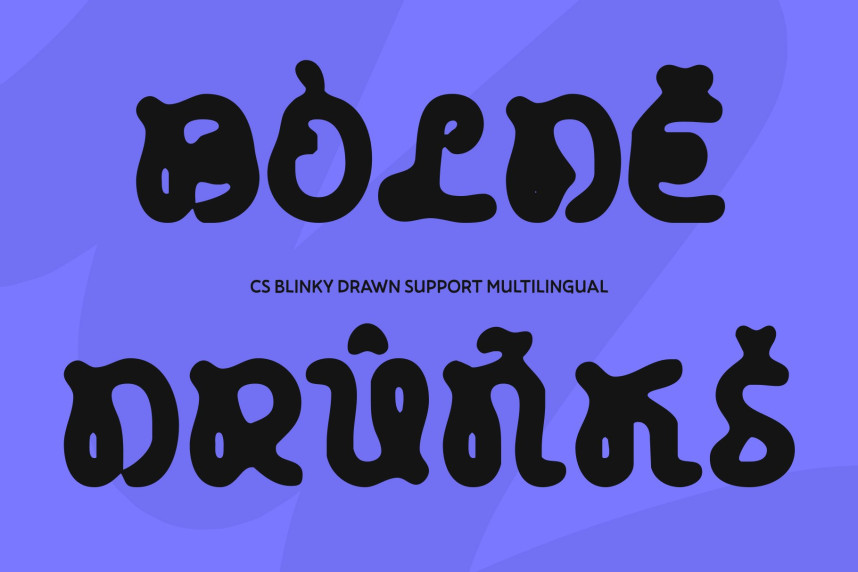 CS Blinky Drawn Font preview image 4