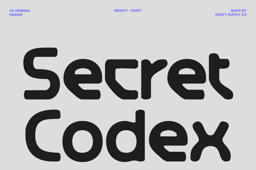 CS General Drawn Font preview image 3