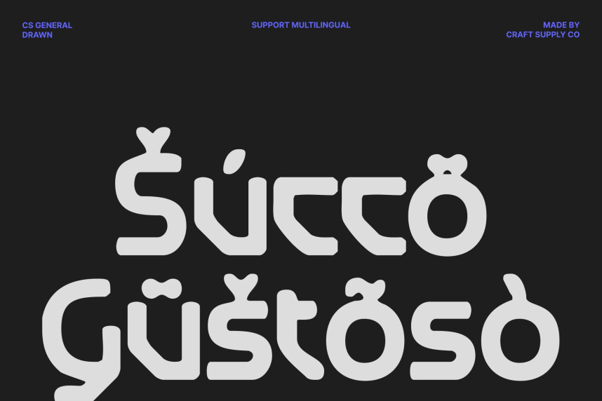 CS General Drawn Font preview image 4