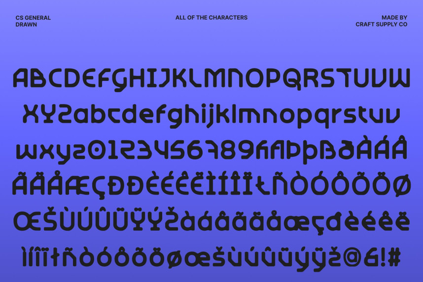 CS General Drawn Font preview image 5