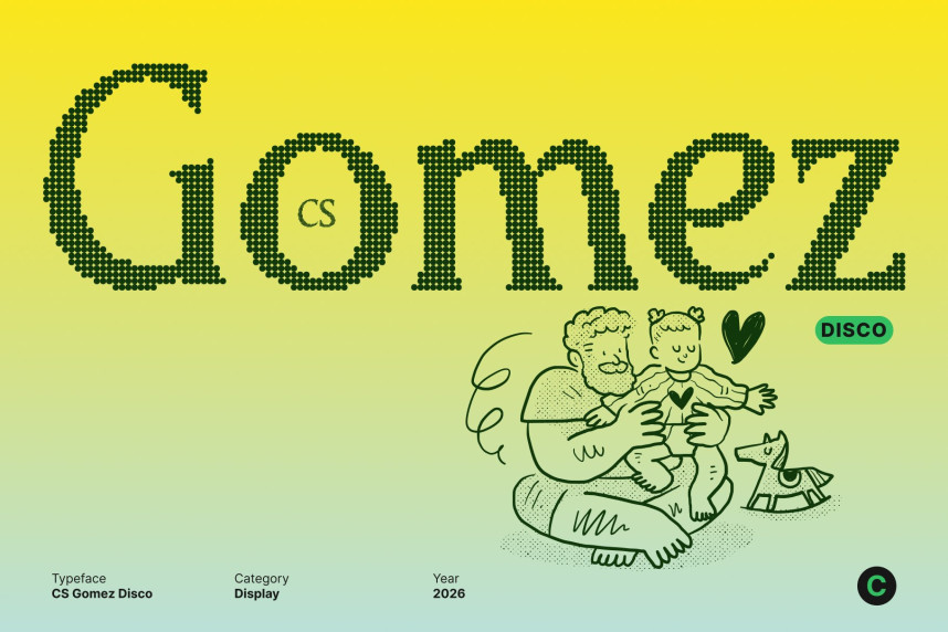 CS Gomez Disco Font - Befonts
