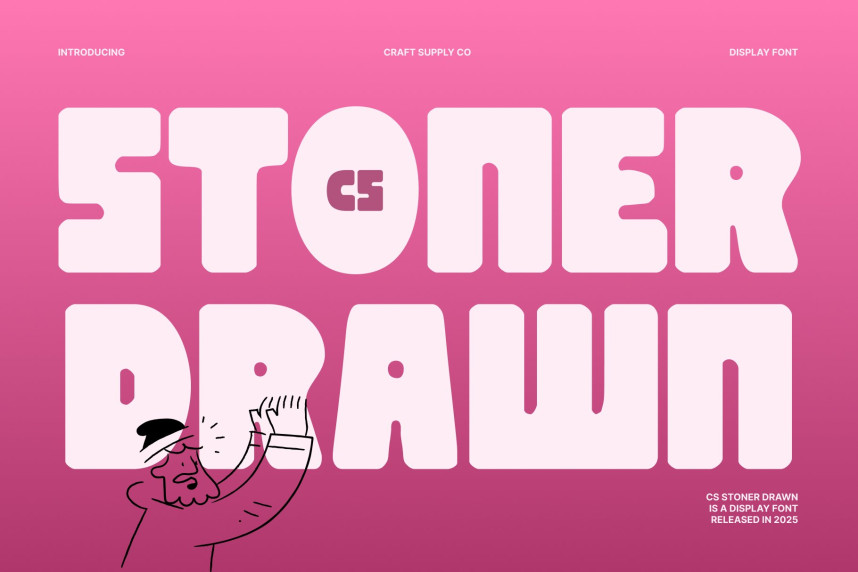 Stoner Lettering CS Stoner Drawn Font - Befonts