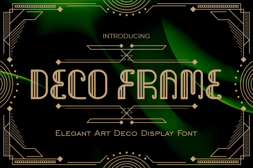 Deco Frame Font - Befonts