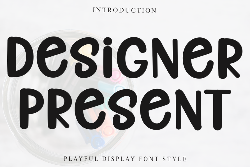 Designer Present - Playful Display Font - Befonts