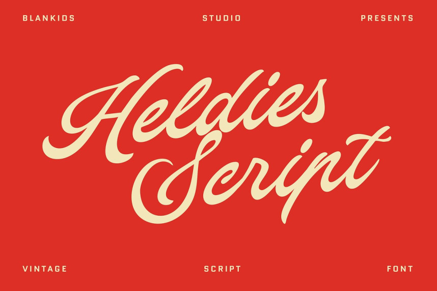 Heldies Script Font - Download Free Font
