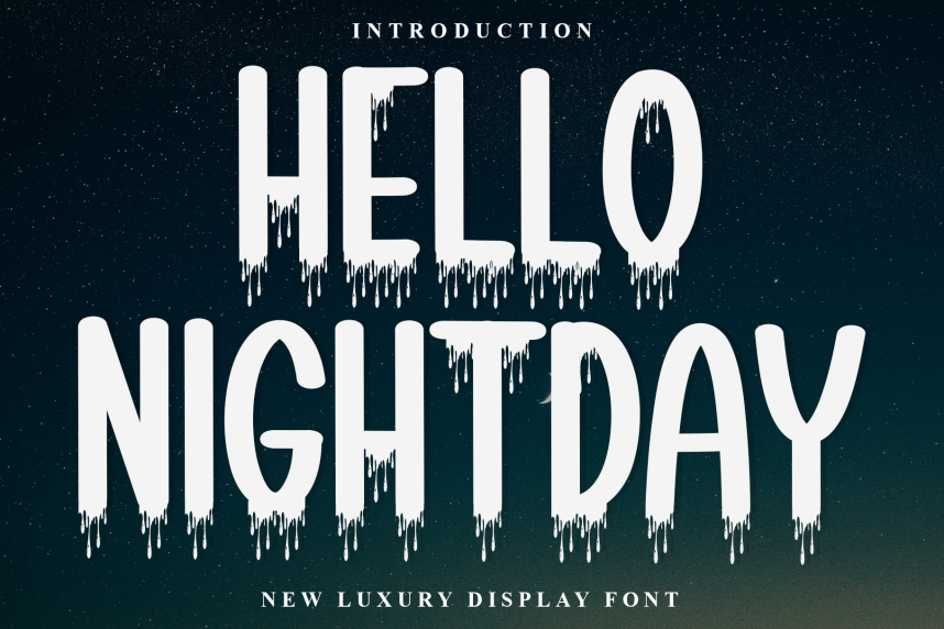 Hello Nightday Script Font - Befonts