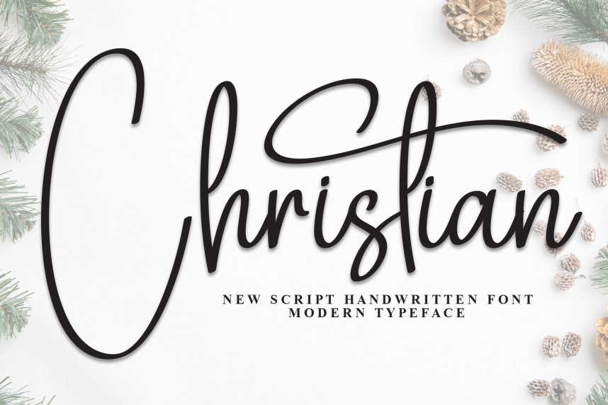 Christian Script Font Christian – Natural Script Handwritten Font - Befonts