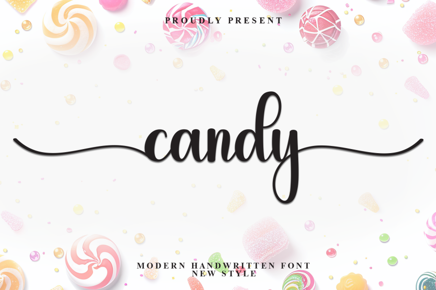 Candy – Casual Handwritten Script Font - Befonts