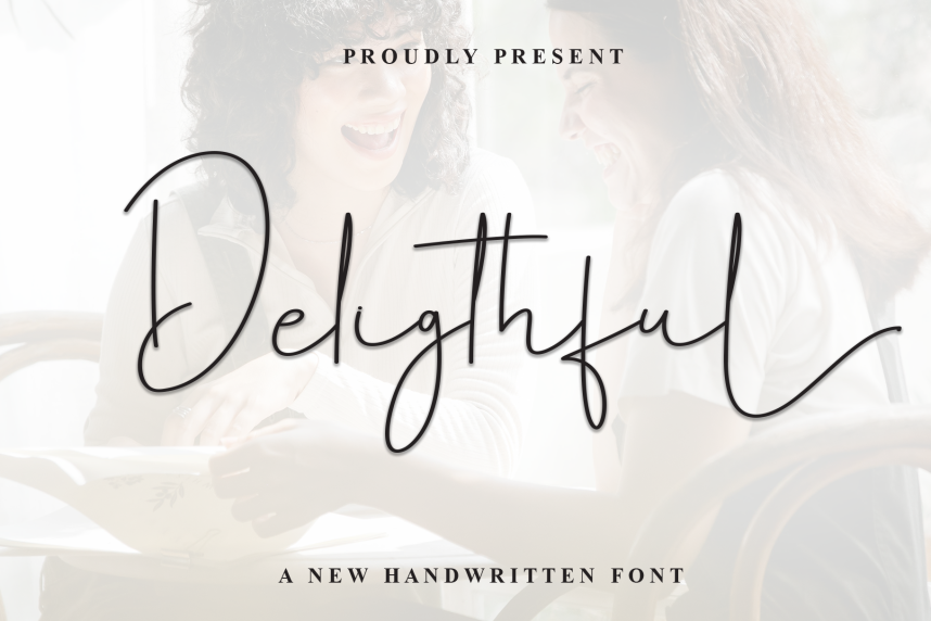 Delightful – New Style Handwritten Script Font - Befonts