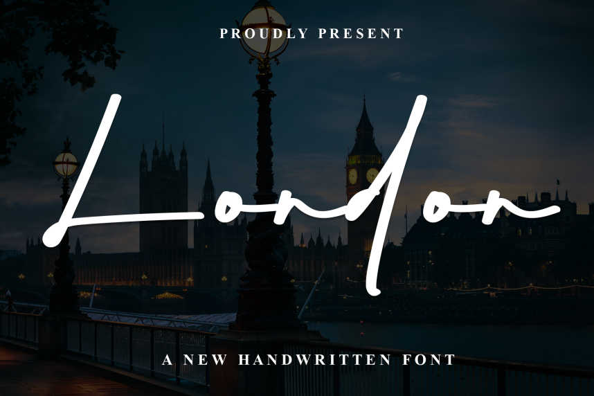 London Script London – New Handwritten Script Font - Befonts