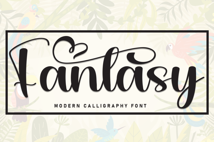 Fantasy – Natural Script Handwritten Font - Befonts