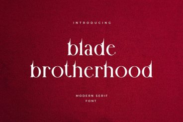 Blade Brotherhood Font