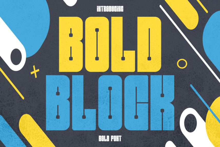 Tall Bold Dynamic Fonts Bold Block Tall Font - Befonts