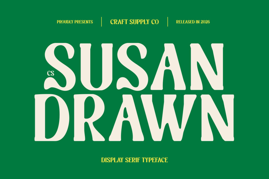 CS Susan Drawn Font - Befonts