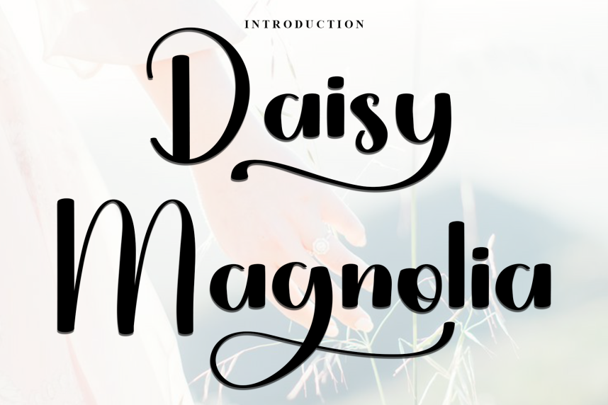 Daisy Magnolia – Creative Handwritten Font - Befonts