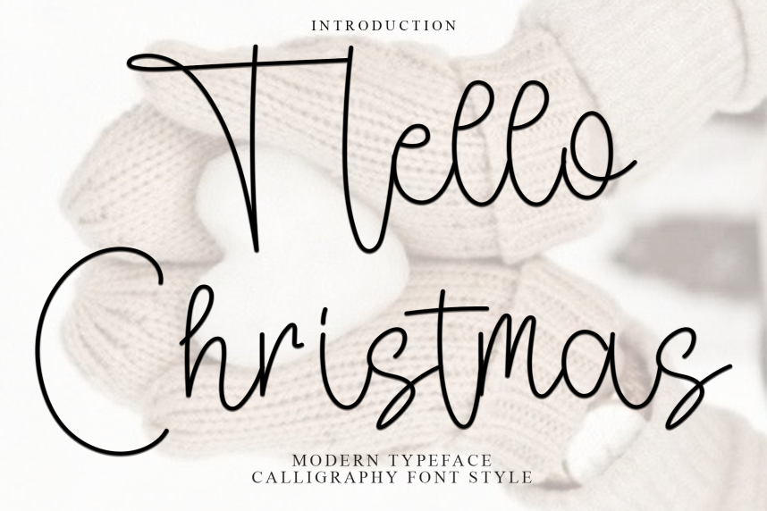 Hello Christmas – Handwritten Script Font - Befonts