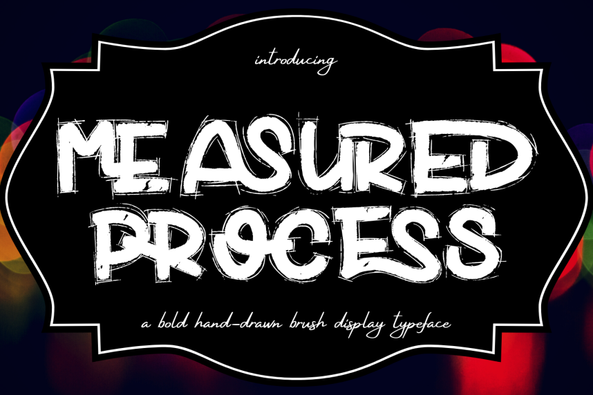 Measured Process - Graffiti Font - Befonts