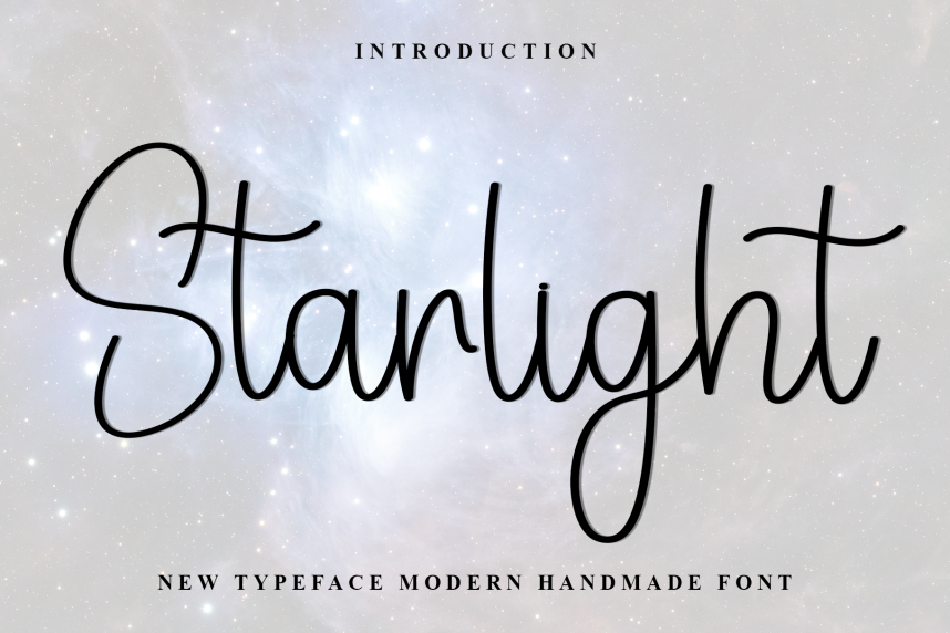 Starlight - Simple Handwritten Font - Befonts