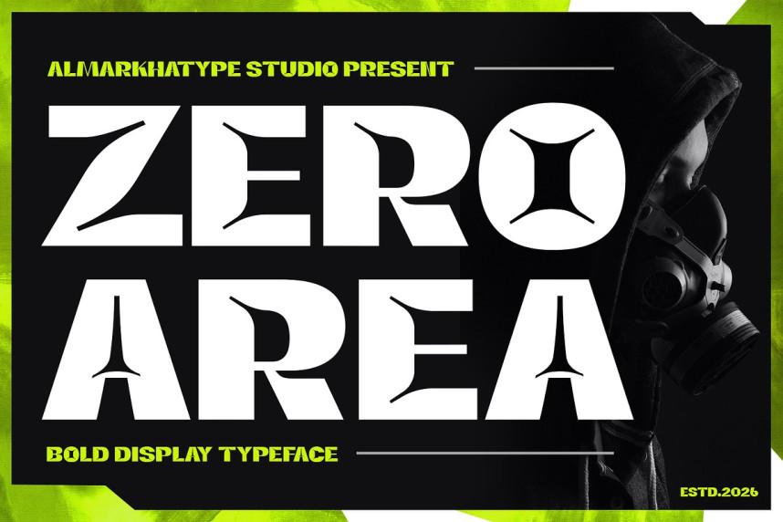 Zero Area Font - Befonts