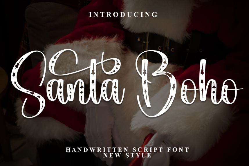 Santa Boho – Stylish Handwritten Script Font - Befonts