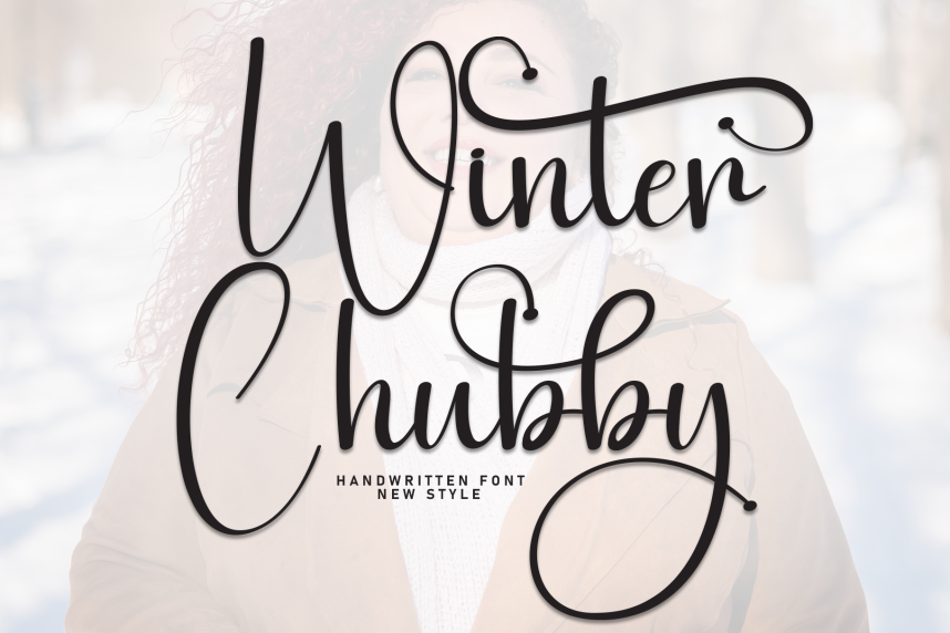 Winter Chubby – Stylish Handwritten Script Font - Befonts